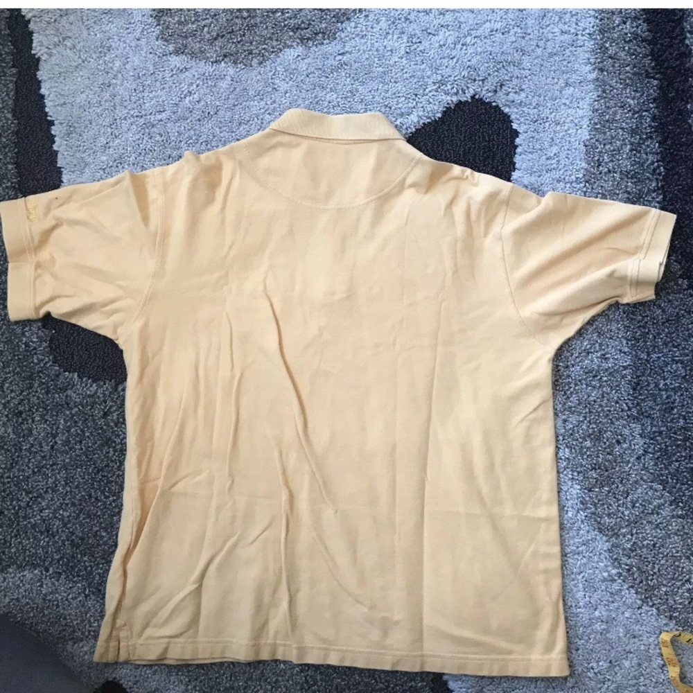 Columbia Mens L Short Sleeve Cotton Polo Shirt Regular Fit - Beige - Picture 4 of 4